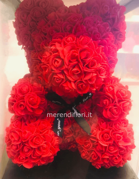 Teddy bear red grande 